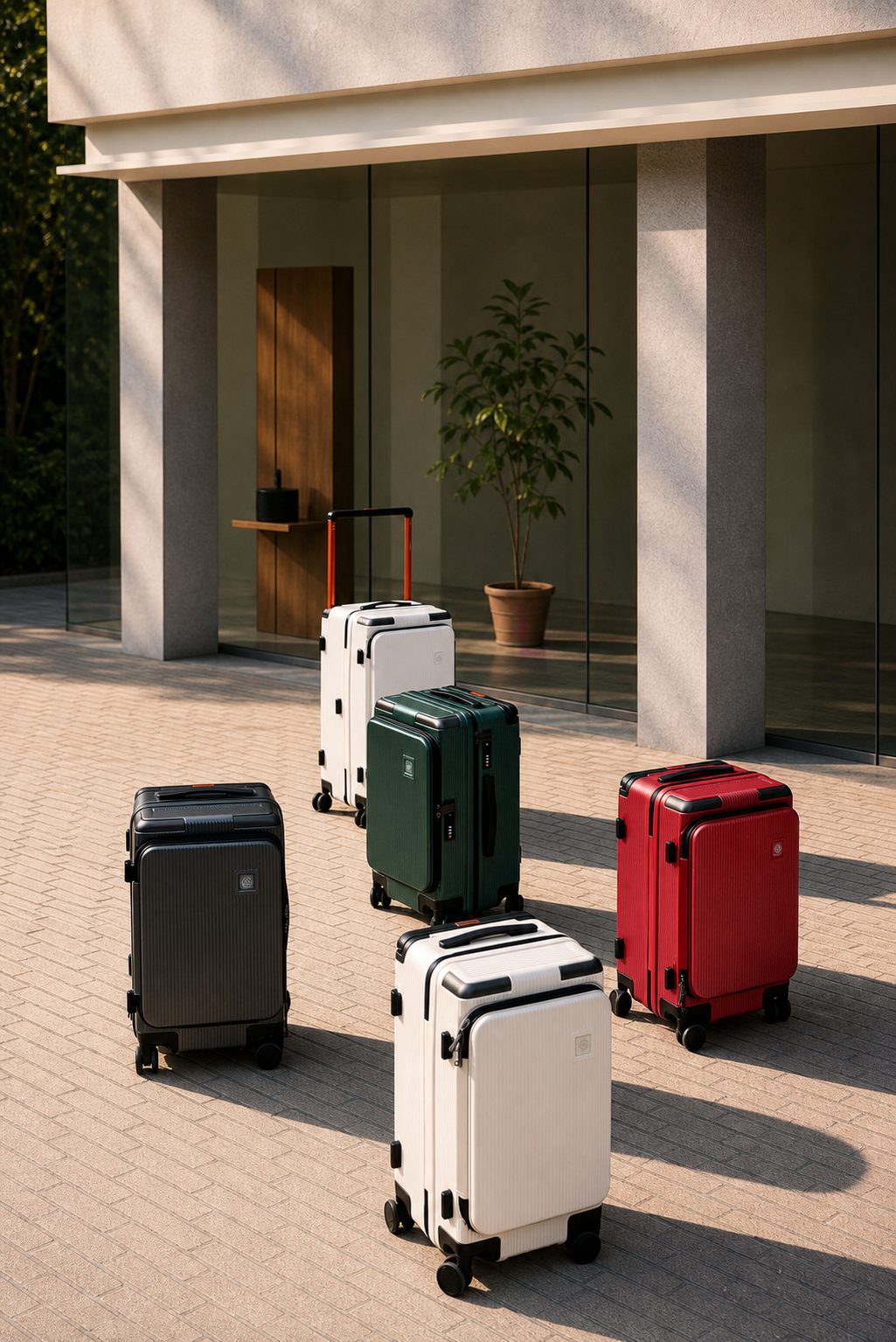 Eurcase WOOD front-open luggage collection